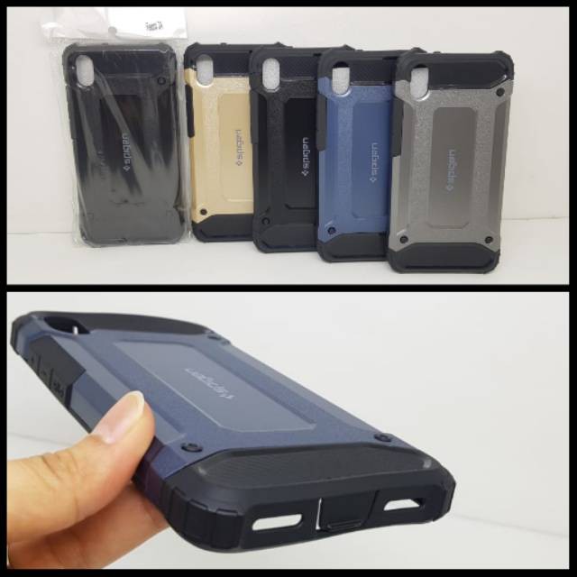 Ốp Điện Thoại Cứng In Hình Spigen Iron Cho Iphone Xs Max Xr X 6plus 7plus / 8plus 7 / 8 5