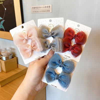 Kẹp Tóc Hình Nơ Phong Cách Hàn Quốc Mới Cho Nữ