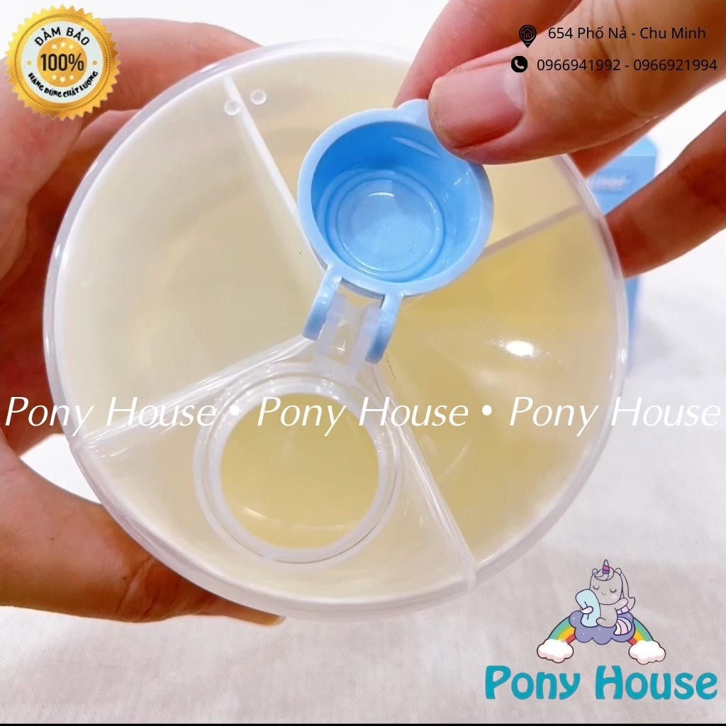 Hộp Chia Sữa KUKU - Hộp Đựng Sữa KU5310 - Chia 4 Ngăn Tiện Lợi Chính Hãng