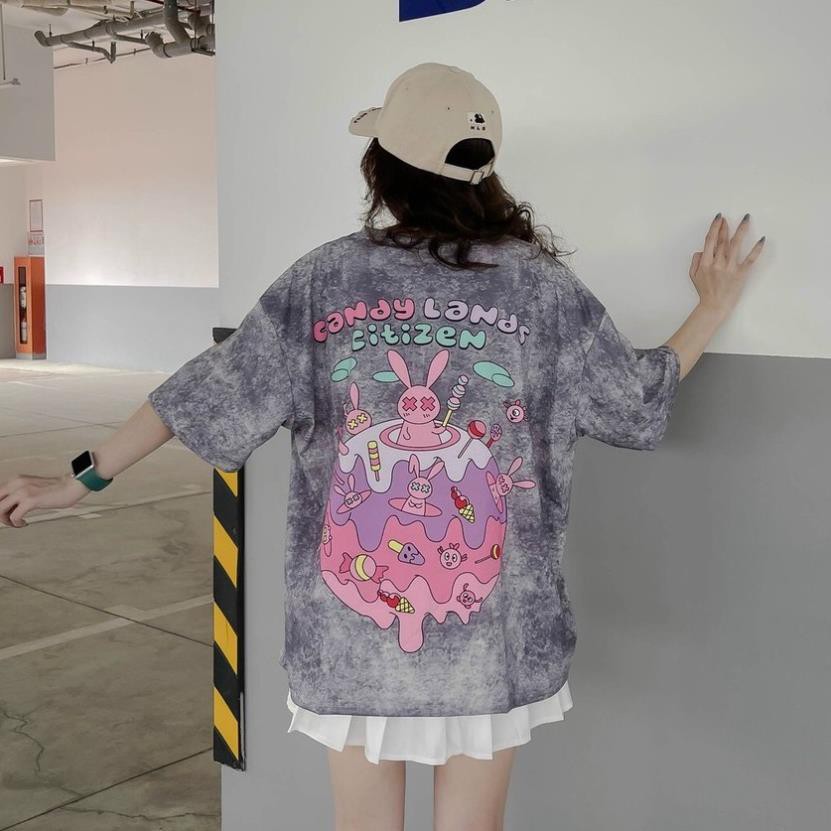 Áo Phông Loang, Áo Thun Loang Nam Nữ Tay Lỡ Cao Cấp Unisex - Hàng Hot Trend Loại 1, Vải Thun Lạnh 4C Dày Mịn, Mát