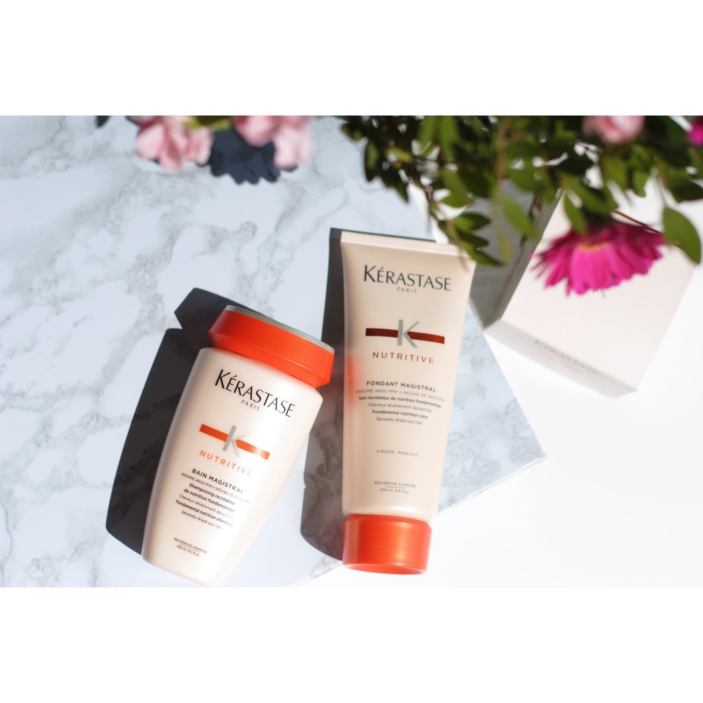 Set dầu gội xả dành cho tóc khô Kerastase Nutritive