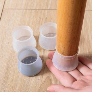 4 bọc chân ghế chống ồn - bọc chân bàn ghế silicon