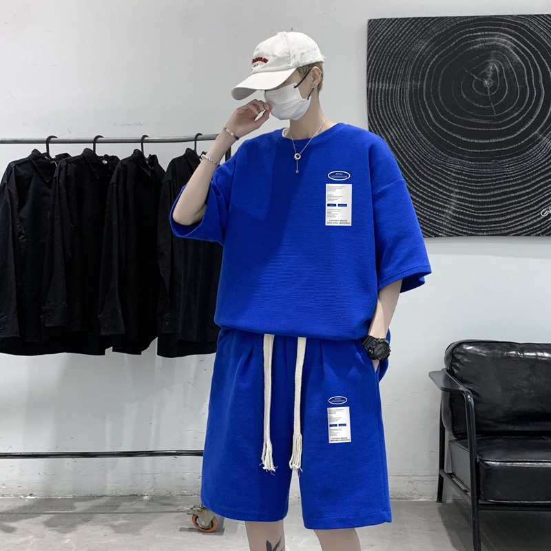 Set áo thun và quần short IFNICEFUTURE thời trang dành cho nam