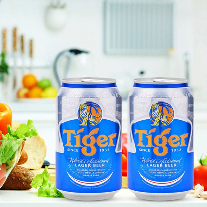 Bia Tiger thùng 24 lon x 330ml luôn mới