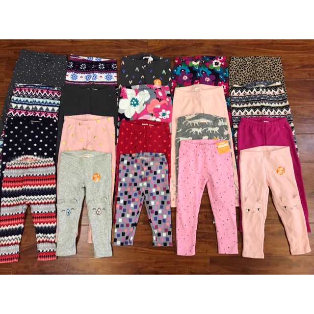 Quần legging Gymboree+Jumping Beans lót lông