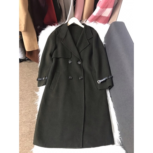 Áo dạ ép lông cừu màu rêu size M (52-58kg) | BigBuy360 - bigbuy360.vn