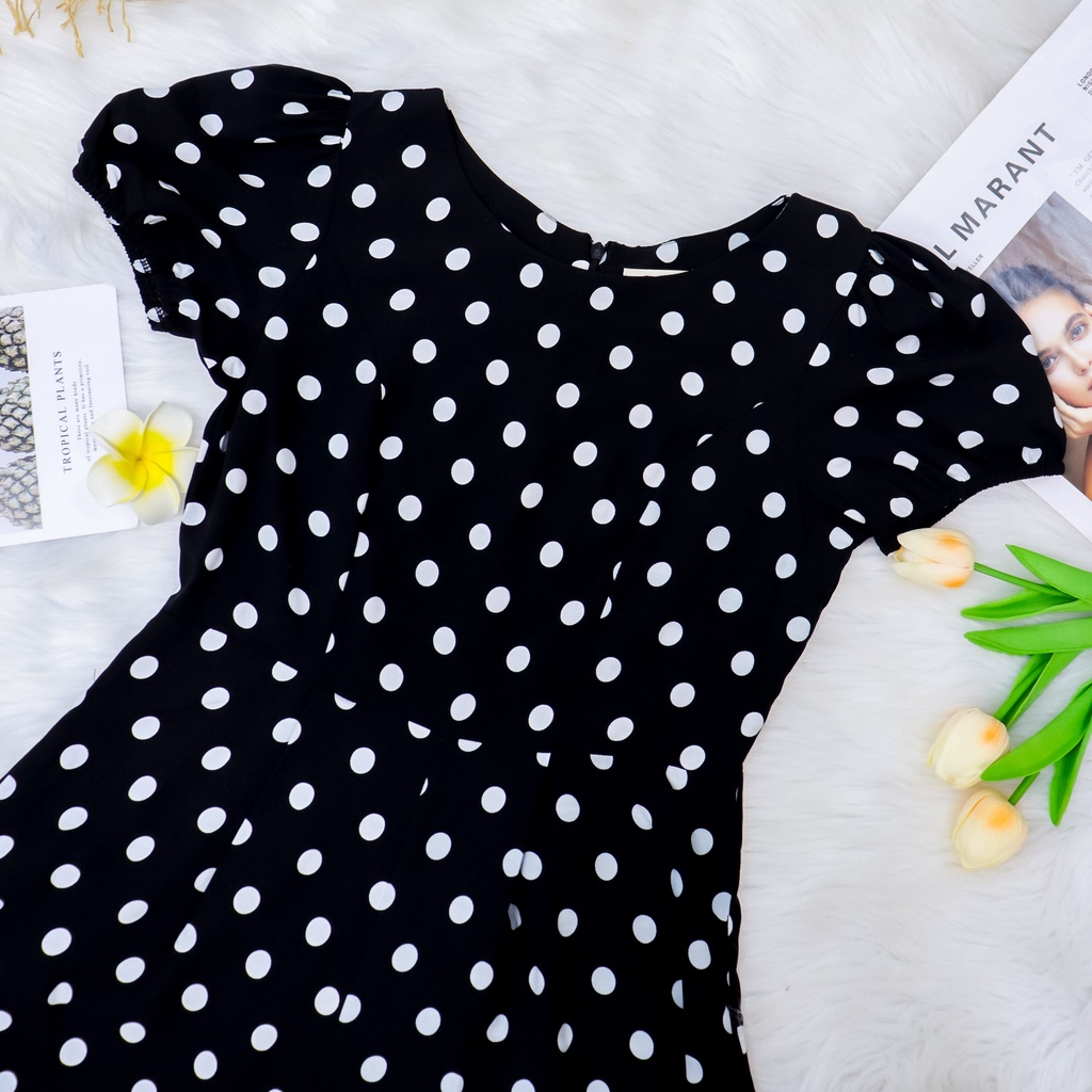 Jumpsuit nữ lanh maxi đi biển mặc nhà tay bo AMYRA -  jump dài ống rộng họa tiết bi beo có túi Ju008