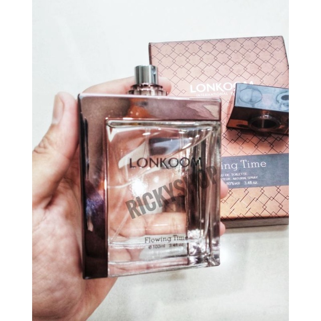 Nước Hoa Nam Chính Hãng LONKOOM FLOWING TIME 100ML Mùi Hương Nam Tính Thơm Nam Lôi Cuốn Mạnh Mẽ