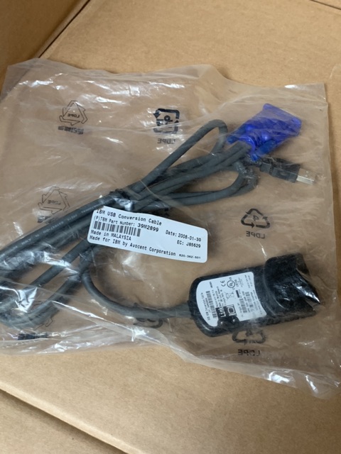 Cáp IP KVM IBM USB Cat5 39M2899 IBM 43V6147 Length 1.7M