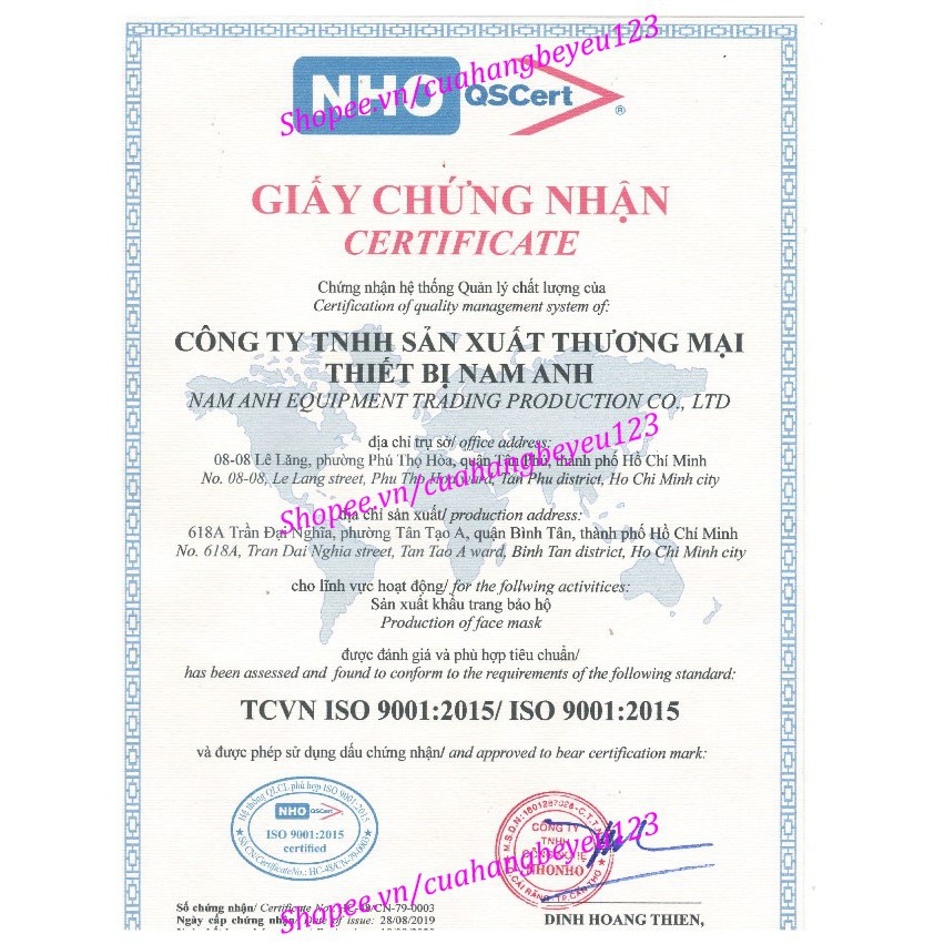 10 / Hộp 50 khẩu trang y tế 4 lớp FAMAPRO - Nam Anh - Việt Nam