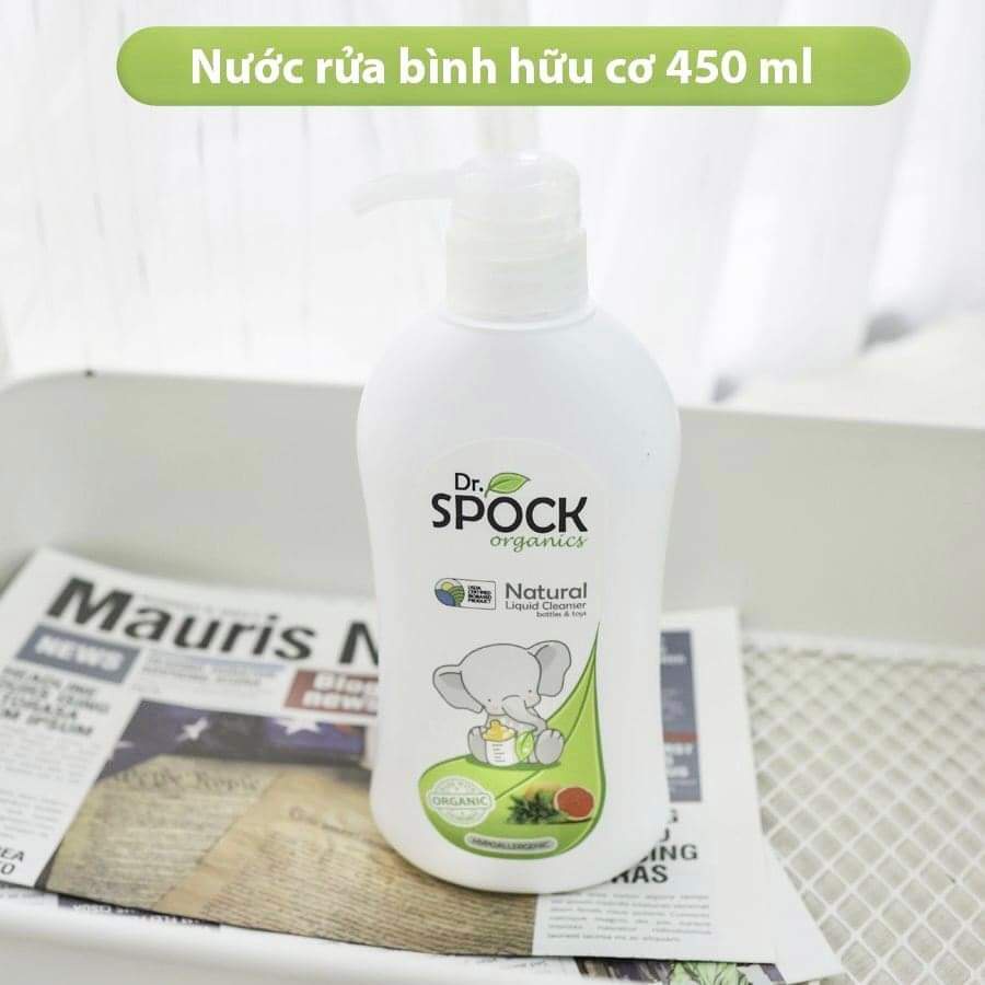 Nước giặt xả hữu cơ Dr. Spock Oraganic 0m (800ml / 2L / 3L)