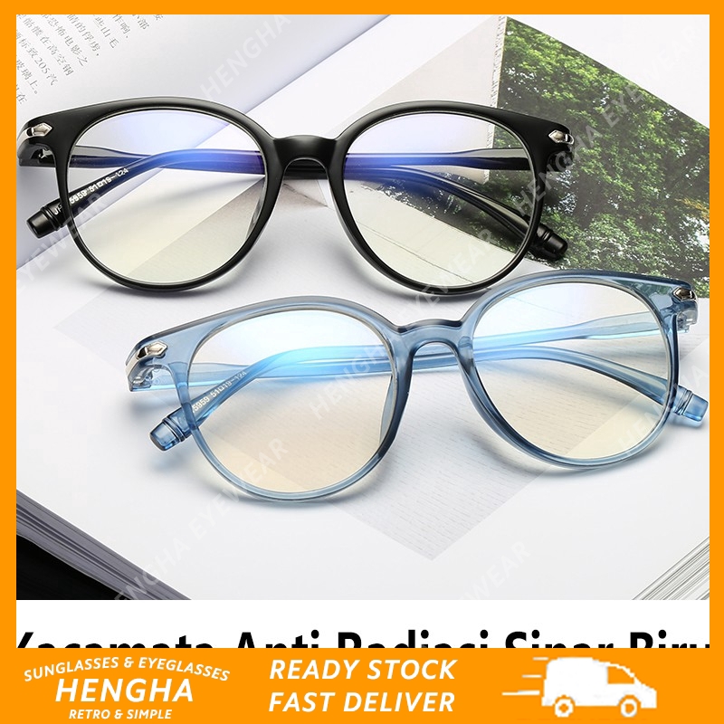 Mắt kính chống ánh sáng xanh phong cách Hàn Quốc