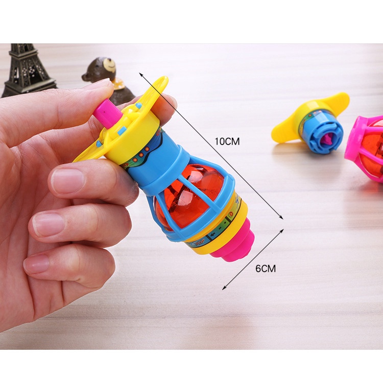 Đồ Chơi Con Quay Có Đèn Phát Sáng Nhiều Màu Sắc Cho Trẻ Em