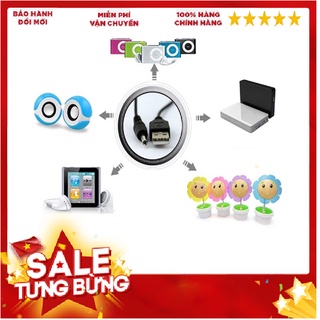 Cáp sạc USB ra jack đầu tròn 3.5mm