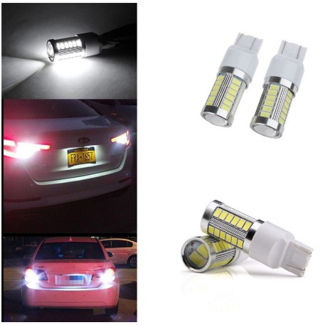 Đèn LED phanh thắng chân T20 7443 7440 5630 lùi hậu đuôi cho xe hơi ô tô Mazda 2 3 cx5 6 cx8 cx9 Ford Ranger SH