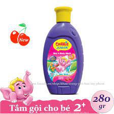 SỮA TẮM GỘI TRẺ EM 2 IN 1CARRIE JUNIOR CHAI 280g