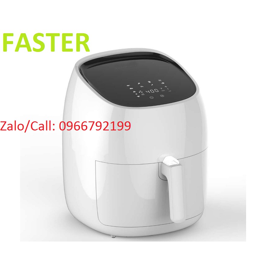 Nồi chiên không dầu FASTER MGR7SBM (WHITE) nhập khẩu Malaysia, dung tích 7L, Điều khiển cảm ứng