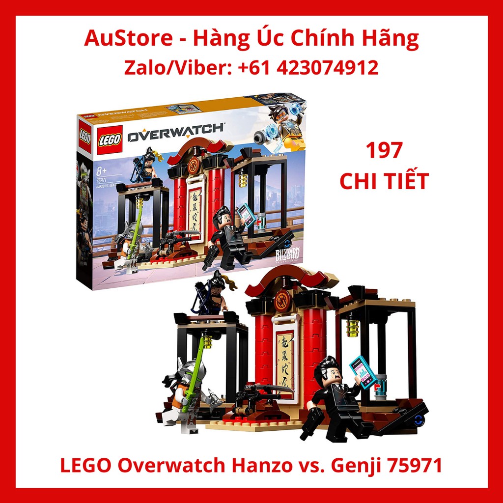 LEGO Overwatch Hanzo vs. Genji 75971 - Trận chiến Hanzo và Genji trong game Overwatch