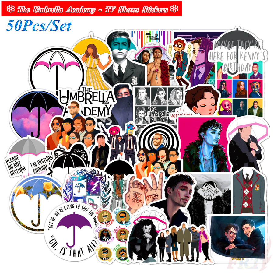 ❉ The Umbrella Academy - Series 01 TV Shows Stickers ❉ 50Pcs/Set Waterproof DIY Fashion Decals Doodle Stickers