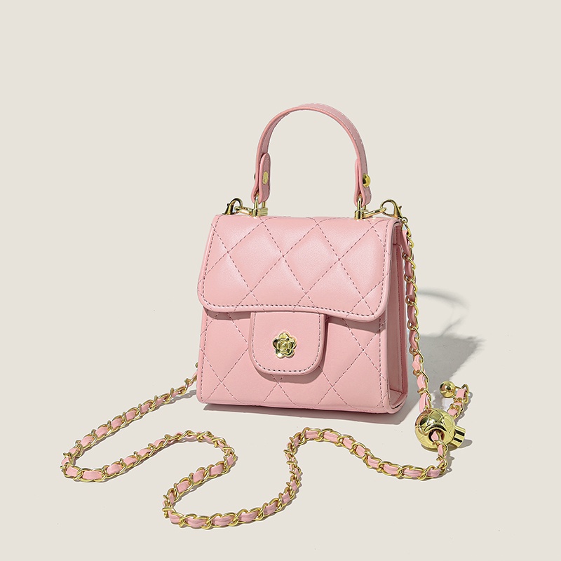 Túi Đeo Chéo Mini Phối Dây Xích Thời Trang Trẻ Trung