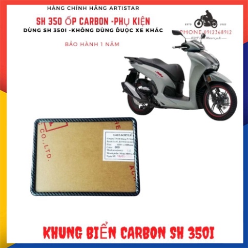 SH 350i-Ốp carbon Phụ Kiện Trang Trí bảo Vệ Xe