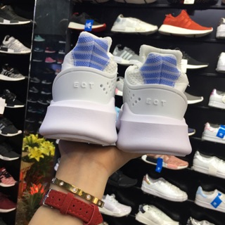 giày eqt 2018 trắng xanh