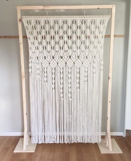 rèm trang trí rèm cửa vách ngăn Macrame