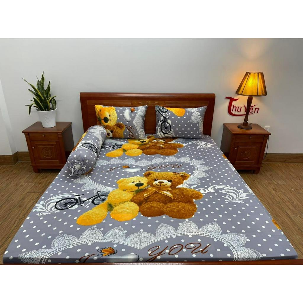 Ga lẻ thun lạnh Hàn Quốc in 3D cao cấp đủ size - không áo gối