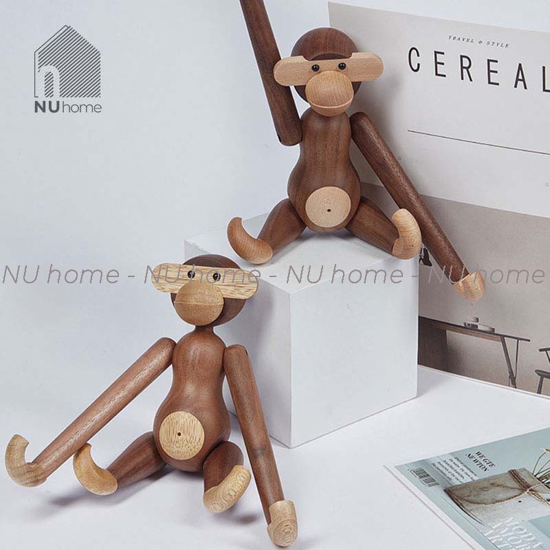 nuhome.vn | Khỉ gỗ cao cấp được thiết kế đẹp mắt làm bằng chất liệu gỗ tự nhiên