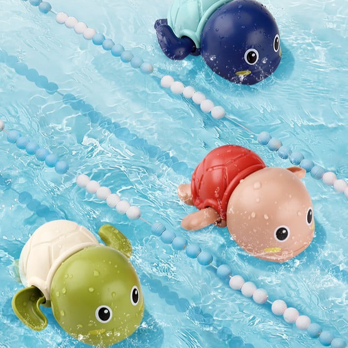 Rùa bơi - đồ chơi nhà tắm cho trẻ khi tắm rùa vặn cót thả bồn tắm siêu dễ thương
