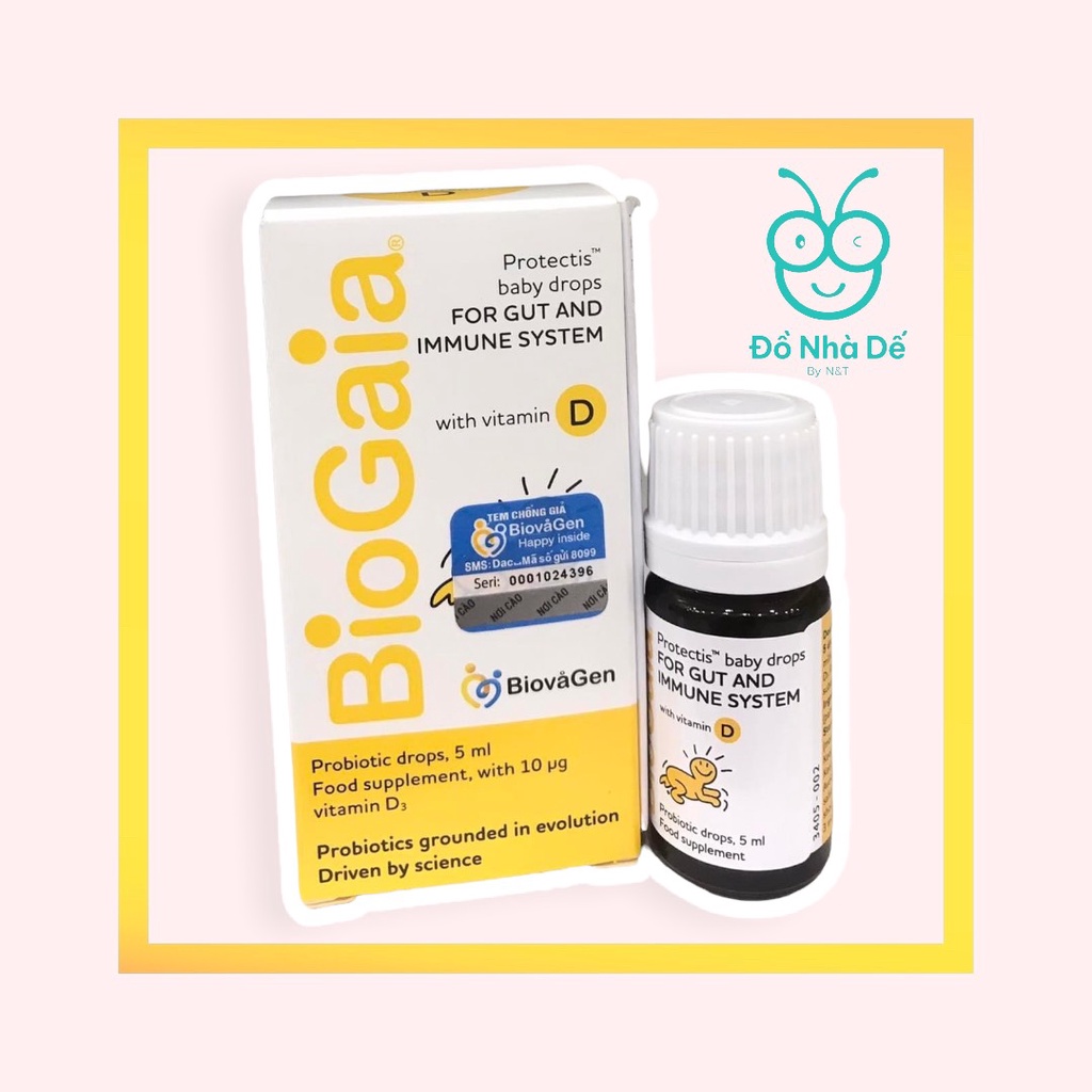 Men vi sinh Biogaia Protectis + Vitamin D3 5ml thumbnail