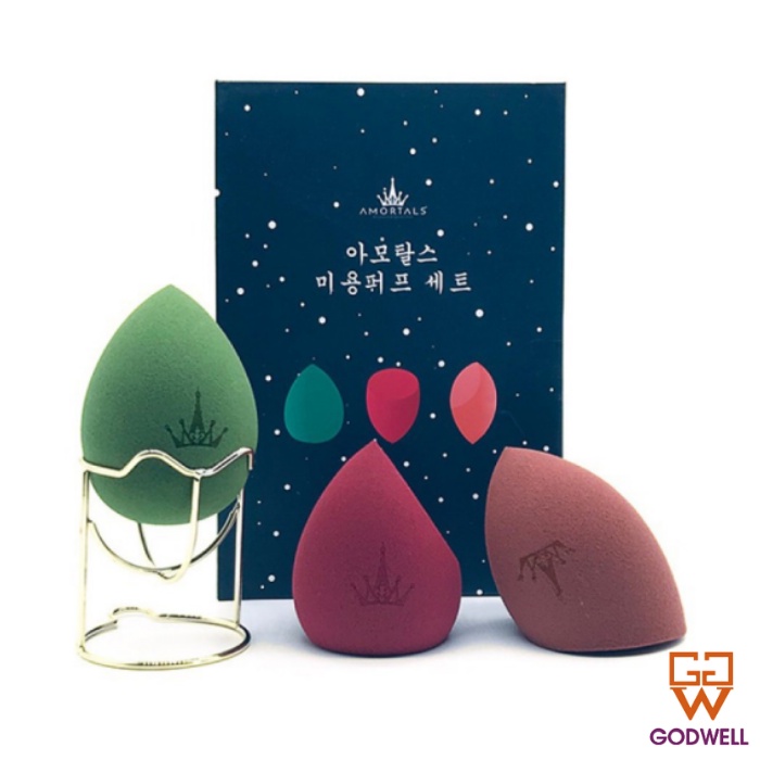 [AMORTALS] Set 3 bông mút trang điểm Beauty Blender Set