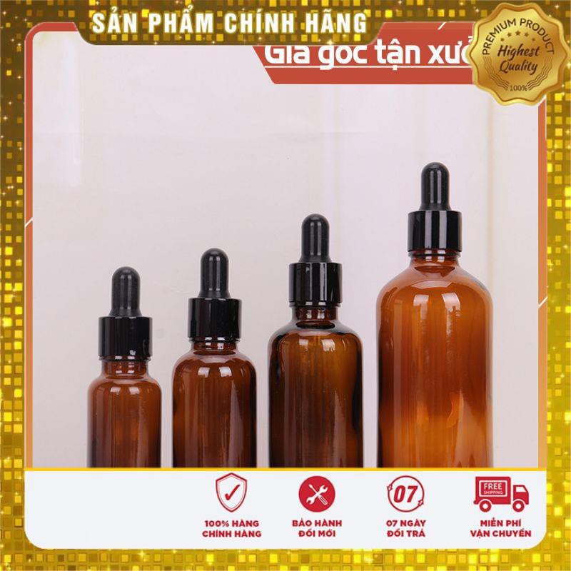 [15ml/20ml] Chai lọ đựng tinh dầu bóp giọt Khoen Đen / chai lọ chiết mỹ phẩm