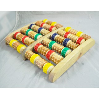 Dụng cụ mát-xa chân bằng gỗ 6 hàng
