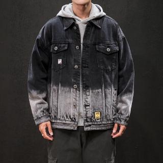 Áo Khoác Denim Thời Trang Xuân Thu Hàn Quốc Dành Cho Nam / Size M-5xl