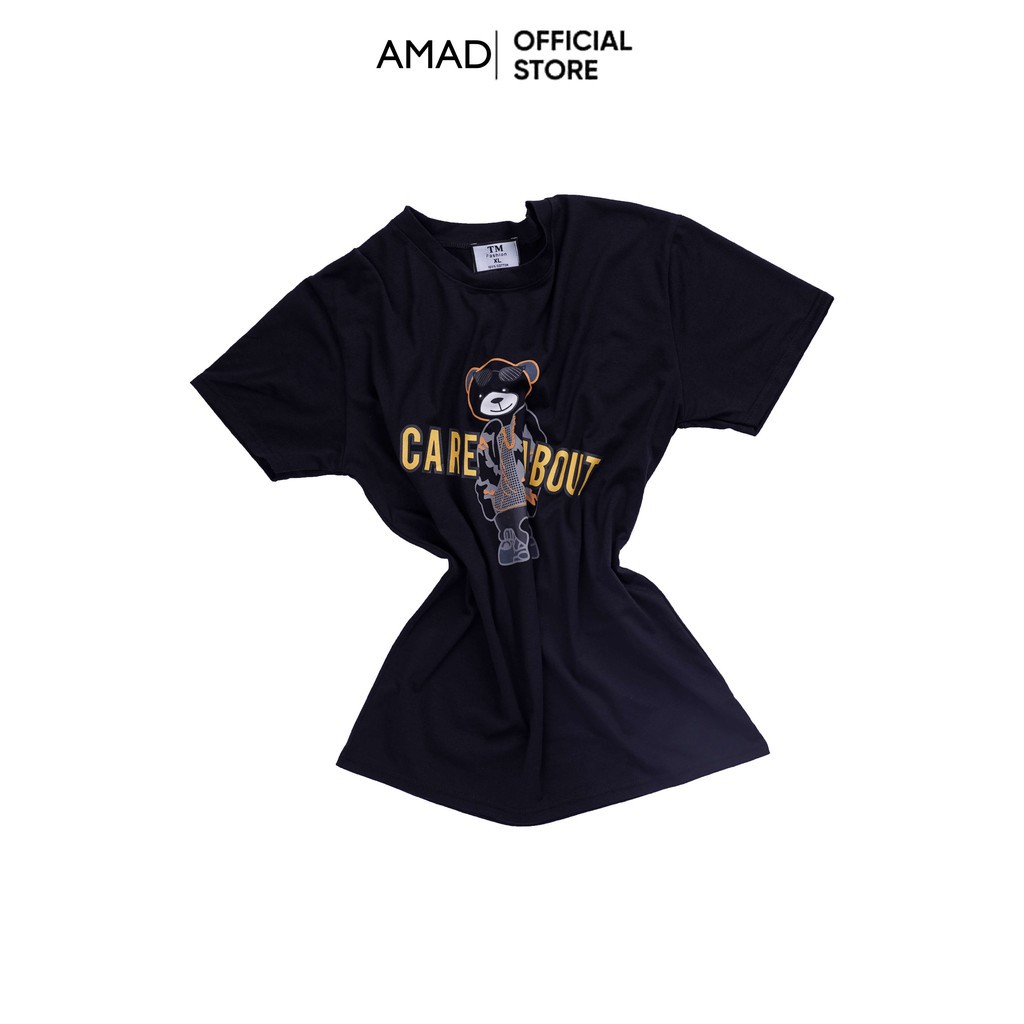 Áo thun nam tay ngắn cổ tròn vải cotton mềm mịn thoáng mát, form ôm co giãn thoải mái Amad | BigBuy360 - bigbuy360.vn