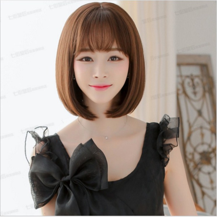 [TẶNG LƯỚI] tóc giả nữ Hàn Quốc cao cấp có da đầu - TG53