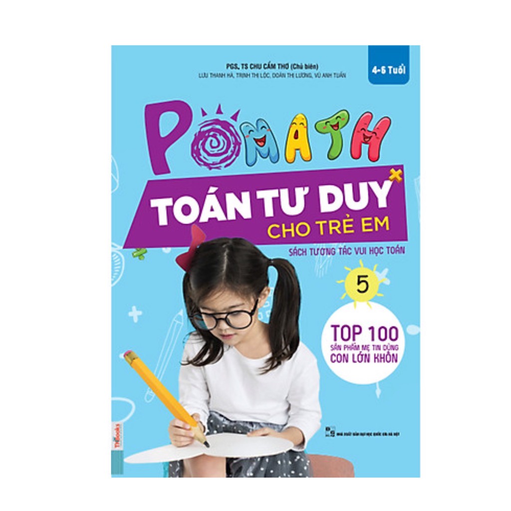 Sách : PoMath - Toán Tư Duy Cho Trẻ Em 4-6 Tuổi