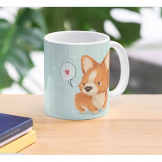 Cốc sứ Corgi pháp thuật