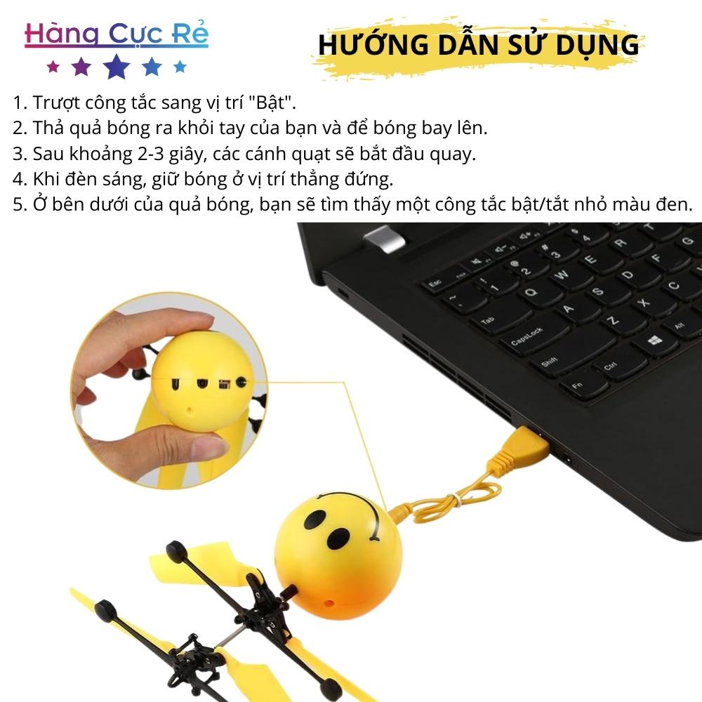 Máy bay cảm ứng mặt cười cảm xúc - Shop Hàng Cực Rẻ