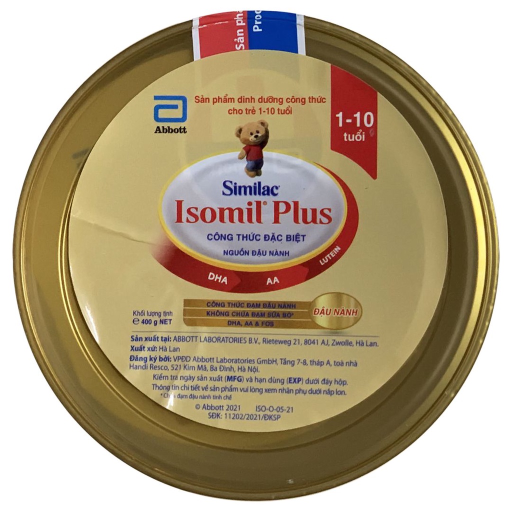 Sữa Bột Isomil, Isomil Plus 400g [Date 2024]......: