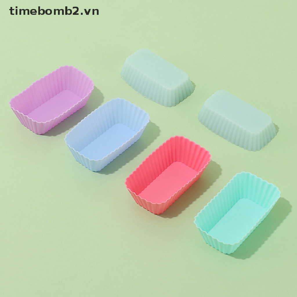 1 / 4 Khuôn Silicone Làm Bánh Tái Sử Dụng Tiện Lợi