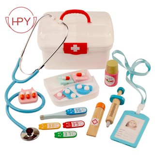 Bộ 16 Món Đồ Chơi Bác Sĩ Bằng Gỗ Cho Bé