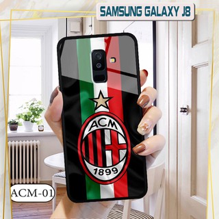 Ốp kính 3D Samsung Galaxy J8 2018 - in biểu tượng đội bóng