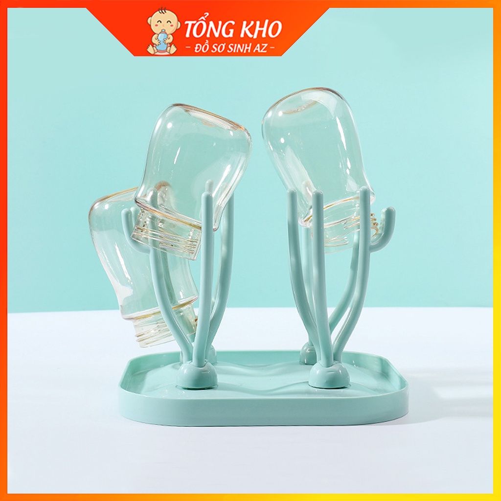 Khay úp bình sữa, núm ti cho bé