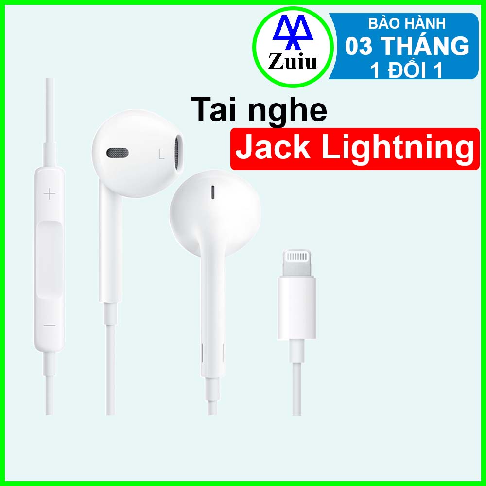Tai nghe có dây jack Lightning - dùng cho iPhone / iPad
