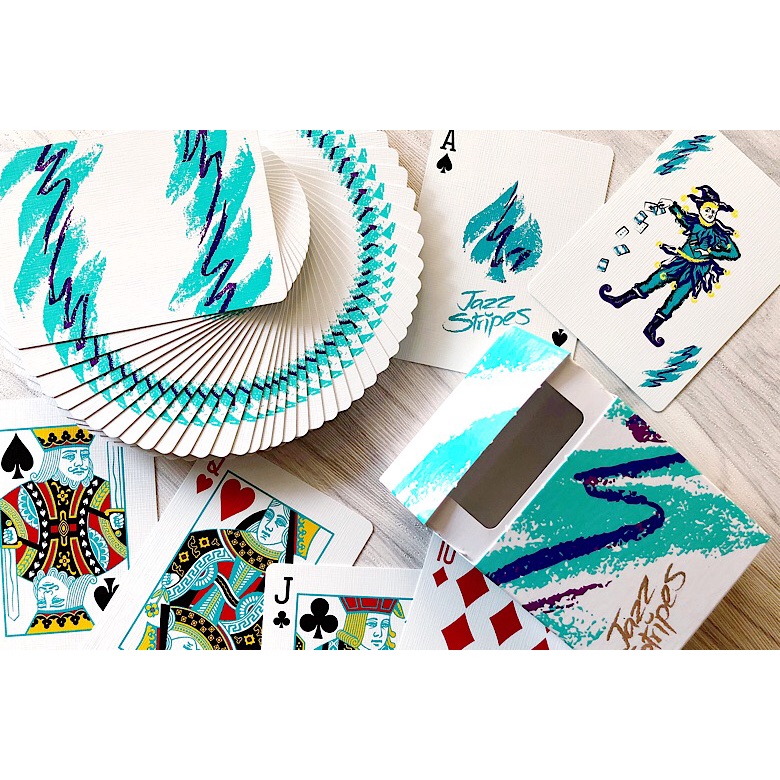 bộ bài tây jazz stripe svengali playing cards