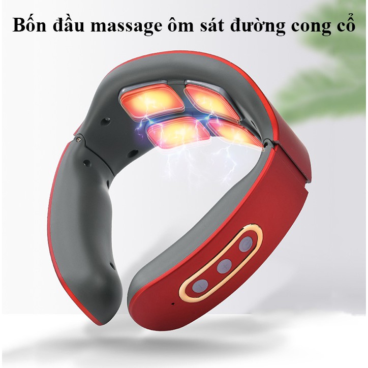 Máy massage cổ thông minh tiện ích phù hợp cho người đau mỏi vai gáy, nhân viên văn phòng