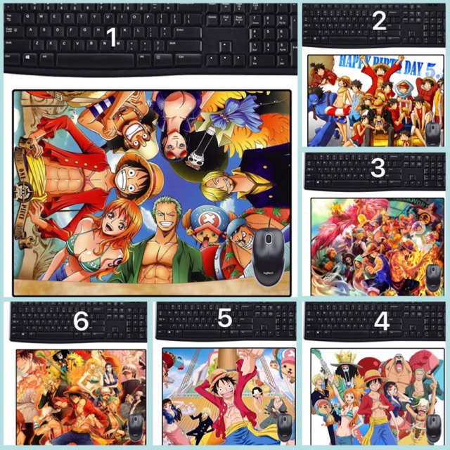 Lót chuột one piece /kê chuột anime one piece nhiều mẫu a4-a3