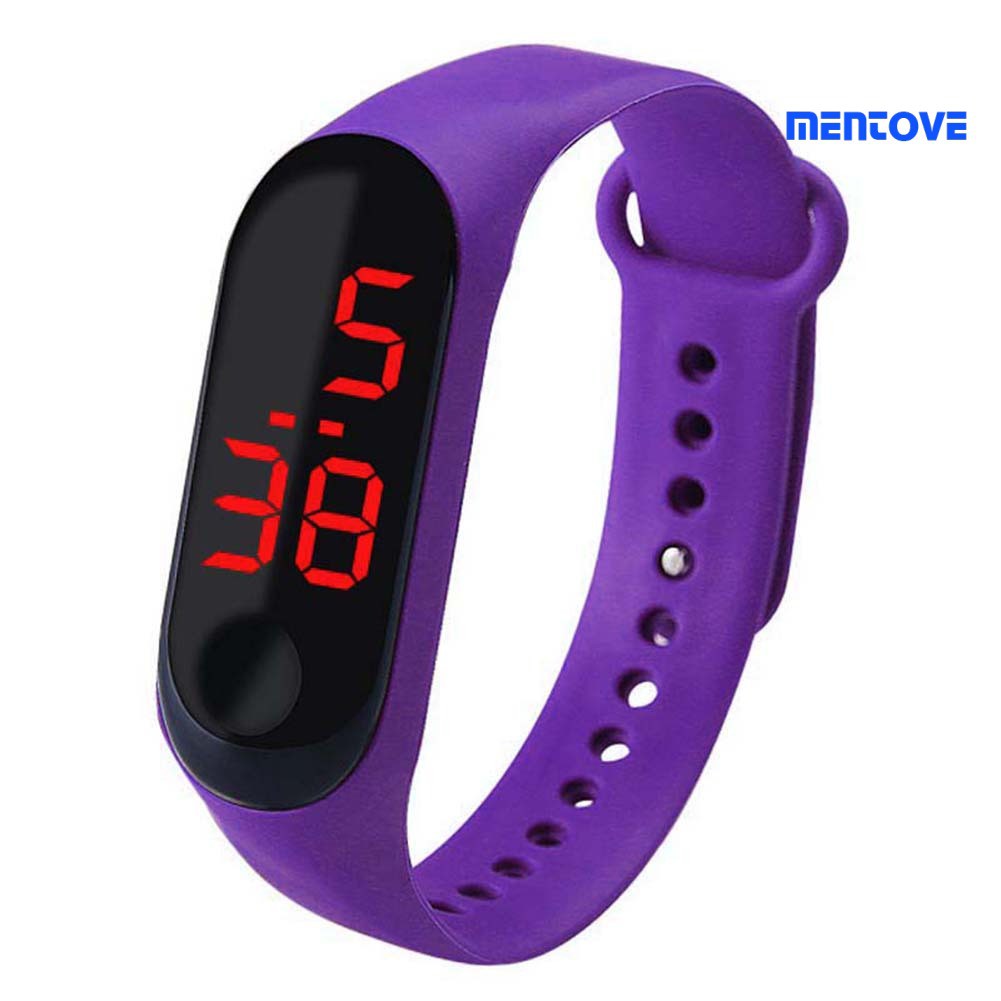 Đồng Hồ Đeo Tay Điện Tử Dây Đeo Có Đèn Led Điều Chỉnh Được